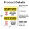 Signmission Gun Free Drug Free Zone Bilingual OSHA Security Notice Sign, Vinyl Decal, 7in W x 10in L, 2PK OS-2PACK-SN-D-710-L-11543 - alternate 3
